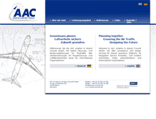 Tablet Screenshot of airport-consult.de